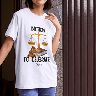 Camiseta Graduado en derecho divertido personalizado