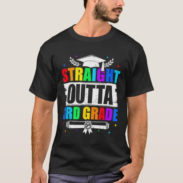 Camiseta Graduado Graduado de 3er Grado (Anverso)