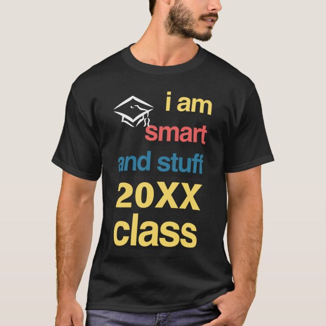 Camiseta Graduado Graduado Graduado Clase Divertido Año div (Anverso)
