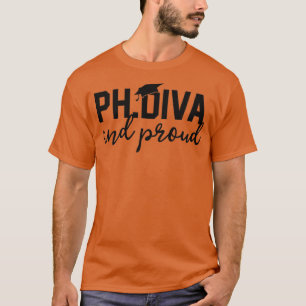 Camiseta Graduado Graduado Graduado Graduado Tees PhD Diva 