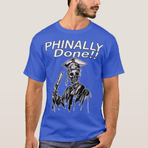 Camiseta Graduado Gradual De SKELETON De Hecho Gradual