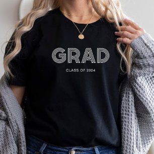 Camiseta GRADUADO   Guay Disco Style Text para el graduado