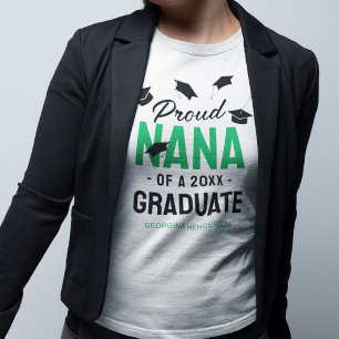 Camiseta Graduado Nana 2025 de Black Green