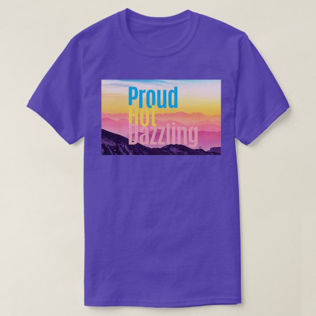 Camiseta Graduado PhD Orgulloso Hot Dazzling Pastel Diseño  (Diseño del anverso)