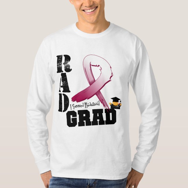Camiseta Graduado principal del RAD de la radioterapia del (Anverso)