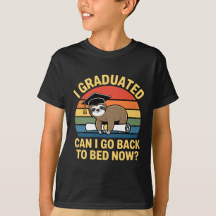 Camiseta Graduado Puede Volver A La Cama Perezoso Graduació