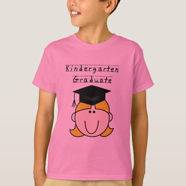 Camiseta Graduado rubio de la guardería del chica (Anverso)