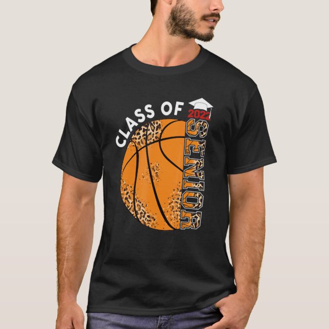 Camiseta Graduado Senior 2022 Del Baloncesto De 20 (Anverso)