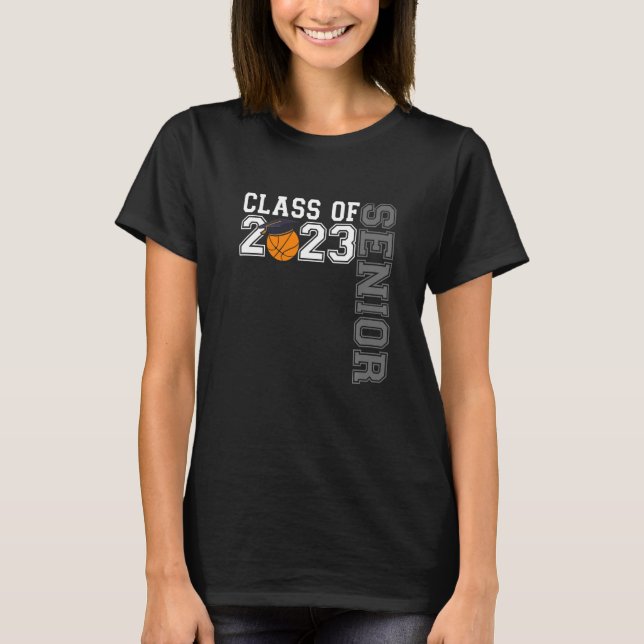 Camiseta Graduado Senior Class de 2023 Basketball Player Gr (Anverso)