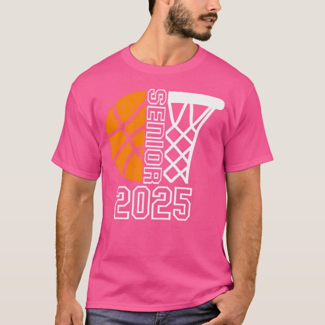 Camiseta Graduado Senior Class Of 2025 Basketball Player Gr (Anverso)