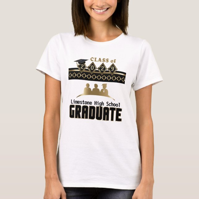 Camiseta Graduado Superior - Personalizar (Anverso)