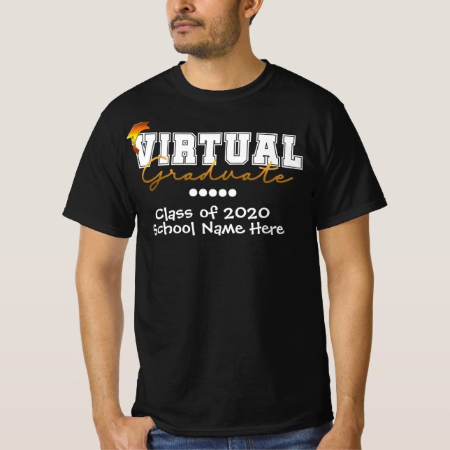 Camiseta Graduado virtual de 2020 (Anverso)