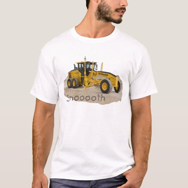 Camiseta Graduador de la construcción liso (Anverso)