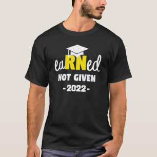 Camiseta Graduados 2022 Enfermeras Rn Ganado No Dado