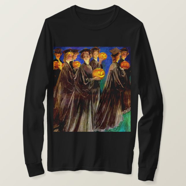 Camiseta Graduados de Halloween Witch College (Anverso del diseño)