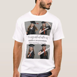 Camiseta Graduate Photo Class Year High School Graduation