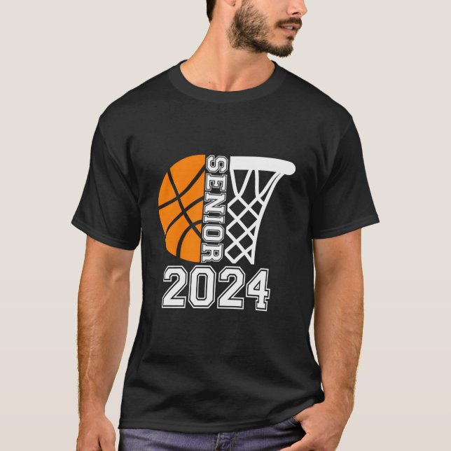 Camiseta Graduate Senior Class Of 2024 Basketball Player Gr (Anverso)