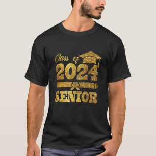 Camiseta Graduation 2024  S Class Of 2024 Senior 24 School