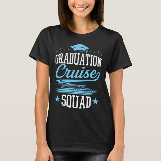 Camiseta Graduation Cruise Squad Graduation Cruise Ship Tri (Anverso)