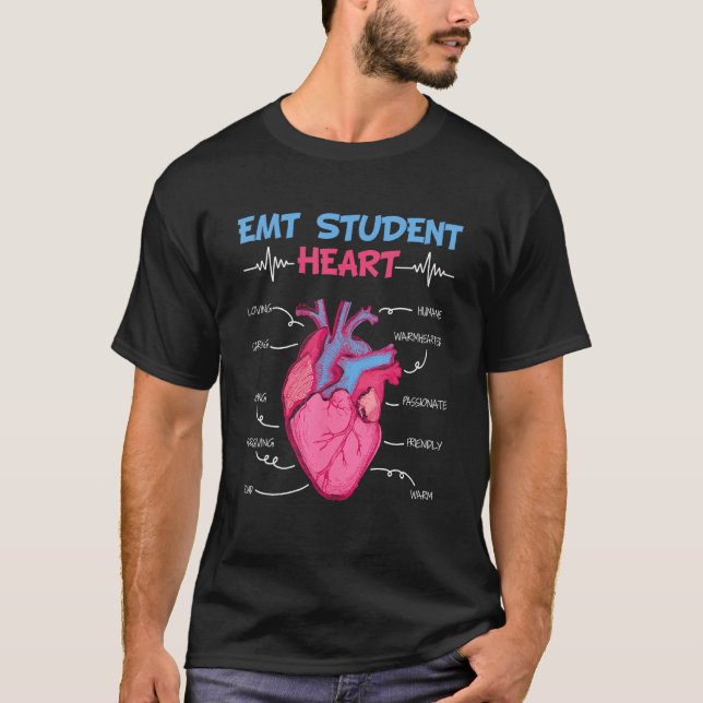 Camiseta Graduation EMT Student Emergency Medicals (Anverso)