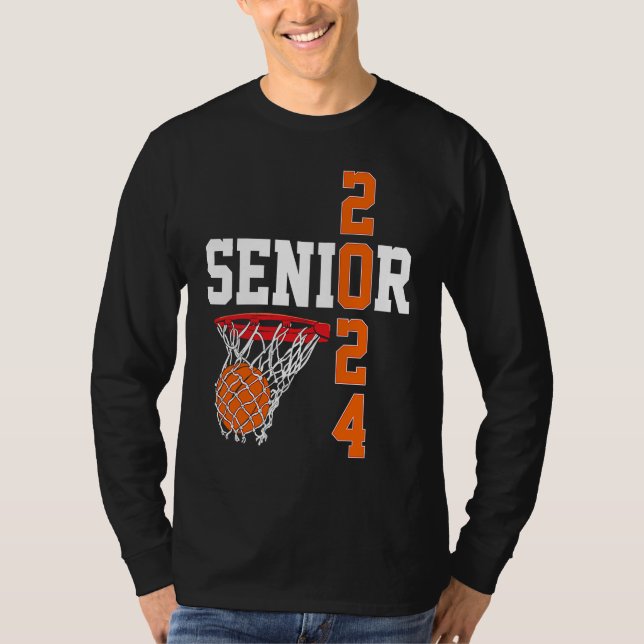 Camiseta Graduation Senior Class 2024 Graduate Basketball P (Anverso)