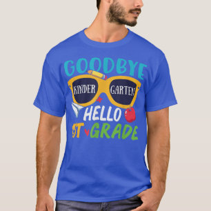Camiseta Graduation Shirt Goodbye Kindergarten Hello 1st Gr