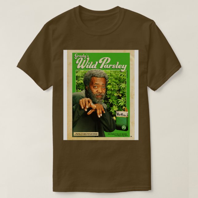 Camiseta Gradys Wild Parsley Magazine Ad Sanford and Son 19 (Diseño del anverso)