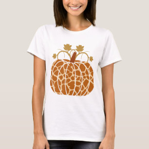 Camiseta Grafa de animales de la calabaza de calabaza hallo