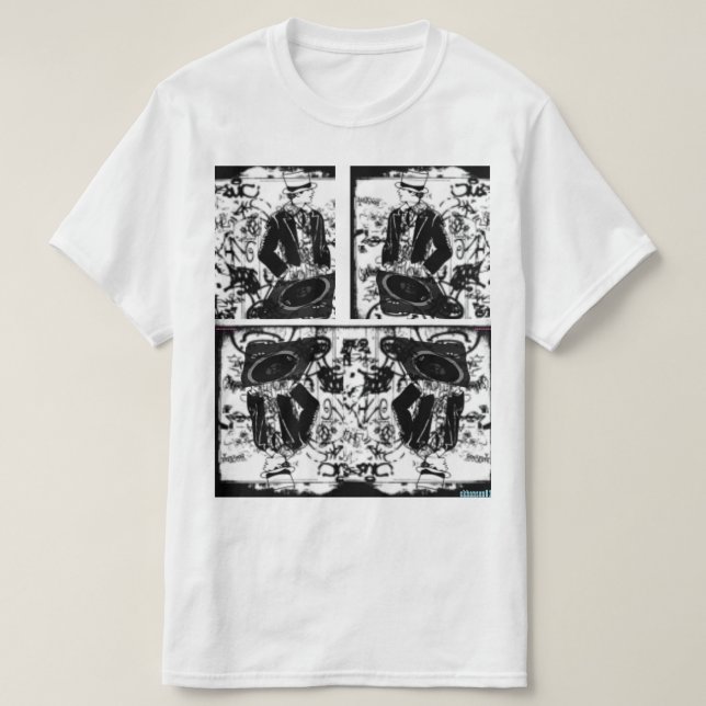 CAMISETA GRAFFITERO MUSICAL #1 (Diseño del anverso)
