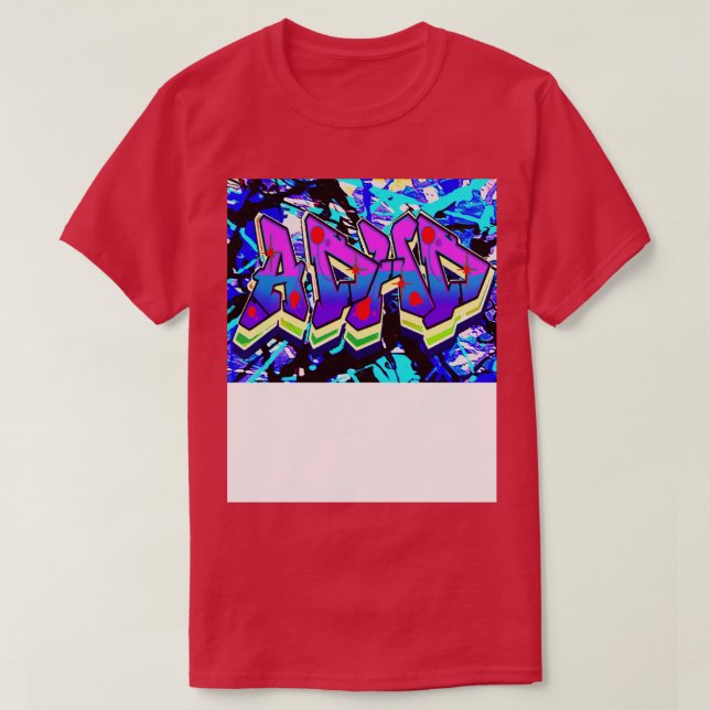 Camiseta Graffiti ADHD (Diseño del anverso)