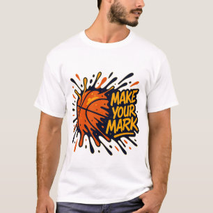 Camiseta Graffiti Basketball Art - Marca tu marca