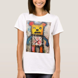Camiseta Graffiti Bear Brushstroke painting art 