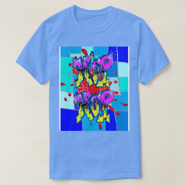 Camiseta Graffiti Blues Hip Hop de LEG 1 (Diseño del anverso)