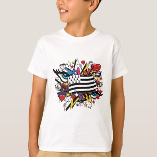 Camiseta Graffiti bretón de Drapeau Bretagne