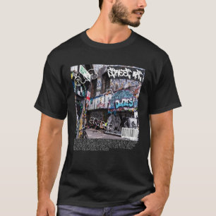 Camiseta graffiti callejero skateboarders y artistas callej