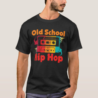 Camiseta Graffiti Cassette Hip Hop 80S 90S de la Escuela Re