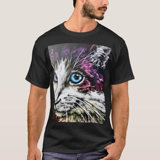 Camiseta Graffiti Cat (Anverso)