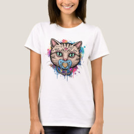Camiseta Graffiti Cat face