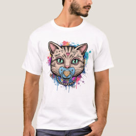 Camiseta Graffiti Cat face