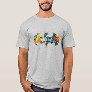 Camiseta Graffiti con el logotipo de Batman Neon/80