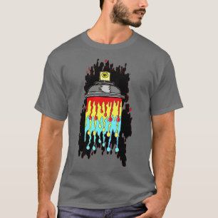 Camiseta Graffiti de aerosol arcoiris 23 por el GEPMA 1
