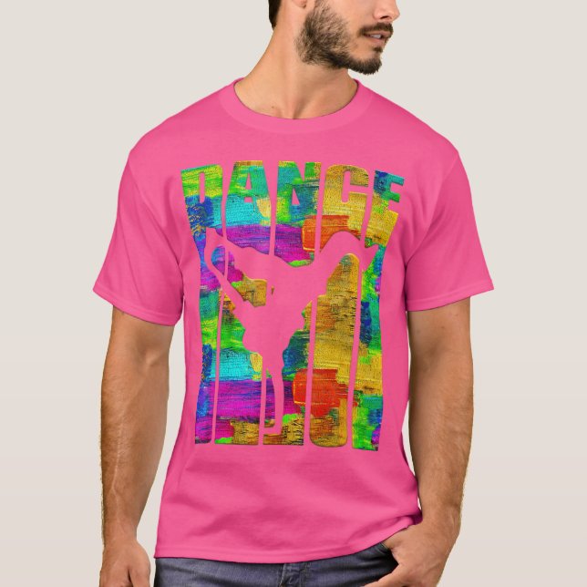 Camiseta Graffiti de arte de rompeolas divertidos Hip de ru (Anverso)