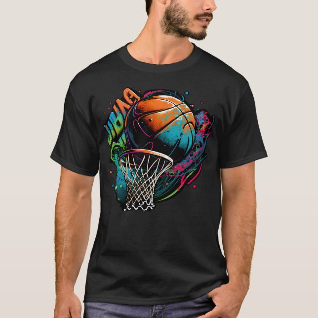 Camiseta Graffiti de baloncesto (Anverso)