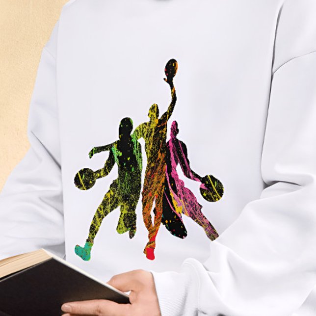 Camiseta graffiti de baloncesto Silhouette (Subido por el creador)