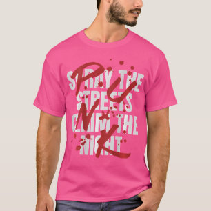 Camiseta Graffiti de diseño de arte callejero con huella de