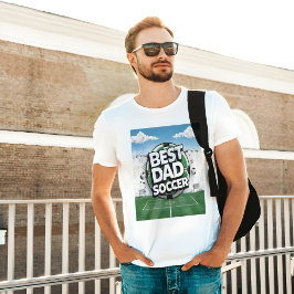 Camiseta Graffiti de fútbol de Mejor Papá