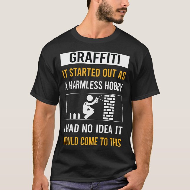 Camiseta Graffiti de hobby inofensivo (Anverso)