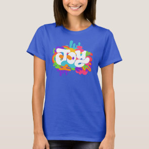Camiseta Graffiti de joy estilo retro de los años 60