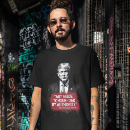 Camiseta Graffiti de la cita de Shakespeare con canalizació