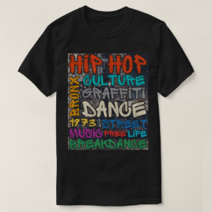Camiseta Graffiti de la cultura del hip hop durante 50 años